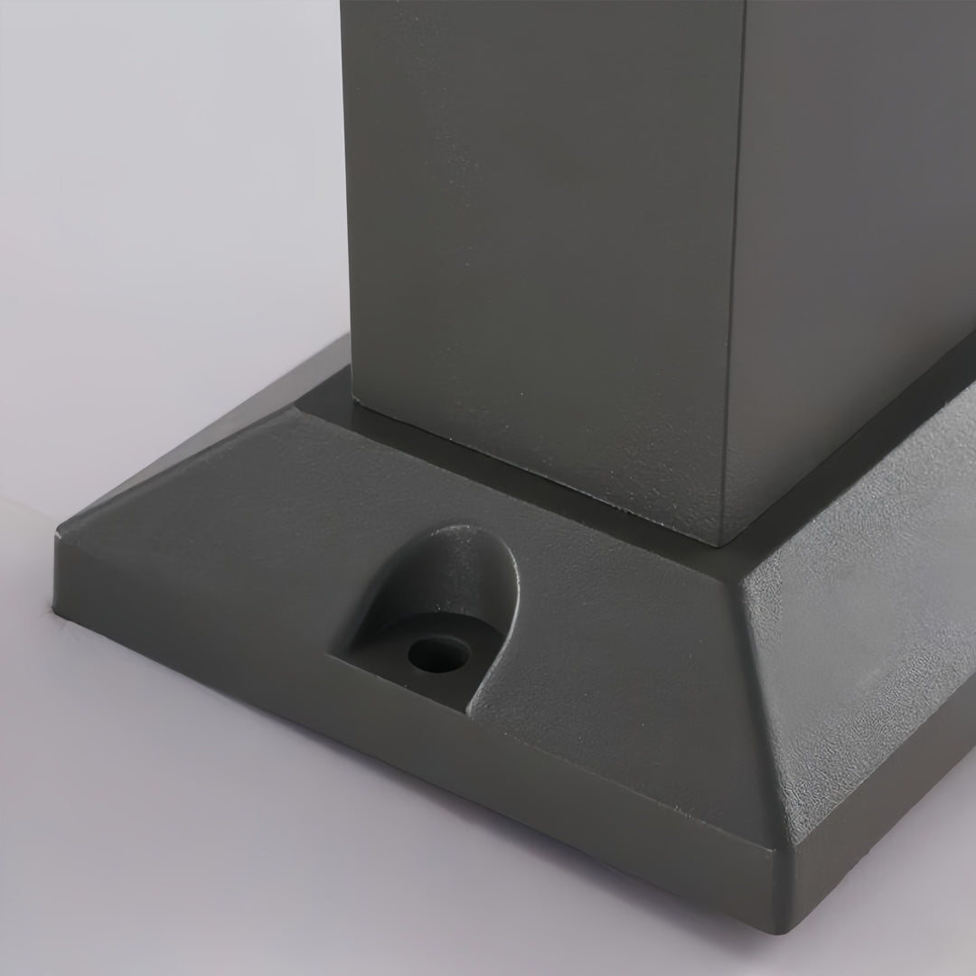 Cubic Aluminum LED Bollard Light for Pathways and Courtyards