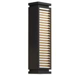 Streamlined Stainless Steel LED Bollard Light in Matte Black for Modern Landscapes