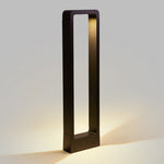 Modern Minimalist Black Bollard Lights for Outdoor Landscape Paths