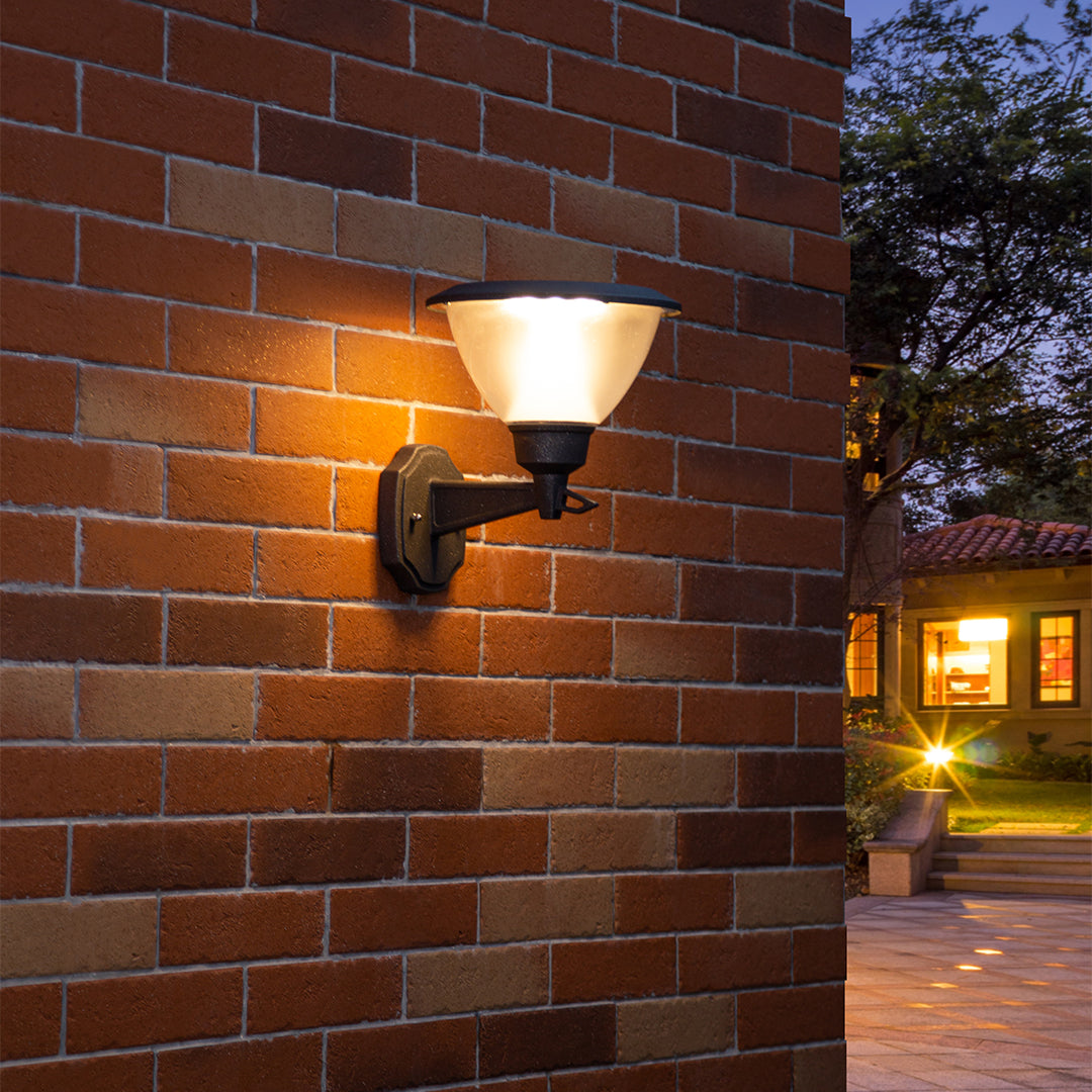 Modern Outdoor Wall Sconce with Warm LED Glow, Minimalist Waterproof Design