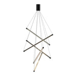 Nordic Minimalist LED Linear Chandelier for Modern Interiors