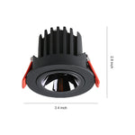 Architectural Directional Recessed Downlight with Full-Spectrum LED