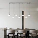 Aurelia LED Pendant Light – Italian Minimalist Seven-Light Chandelier