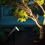 Solar Spike Spotlight with Adjustable Head for Garden and Landscape