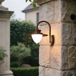 Minimalist LED Outdoor Wall Sconce with Warm 3000K Glow