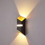 Modern LED Outdoor Wall Sconce with Up and Down Lighting in Aluminum
