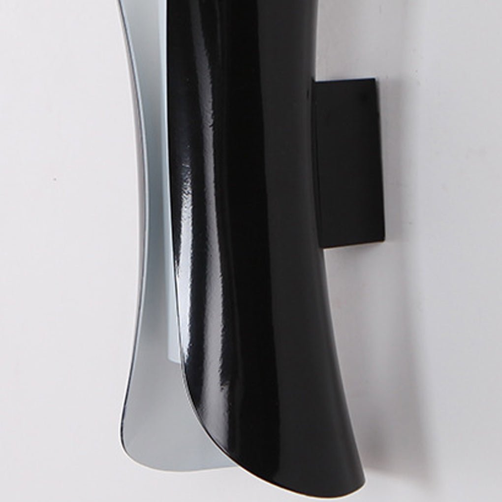 Nordic Minimalist LED Up Down Wall Sconce in Black, White, or Gold