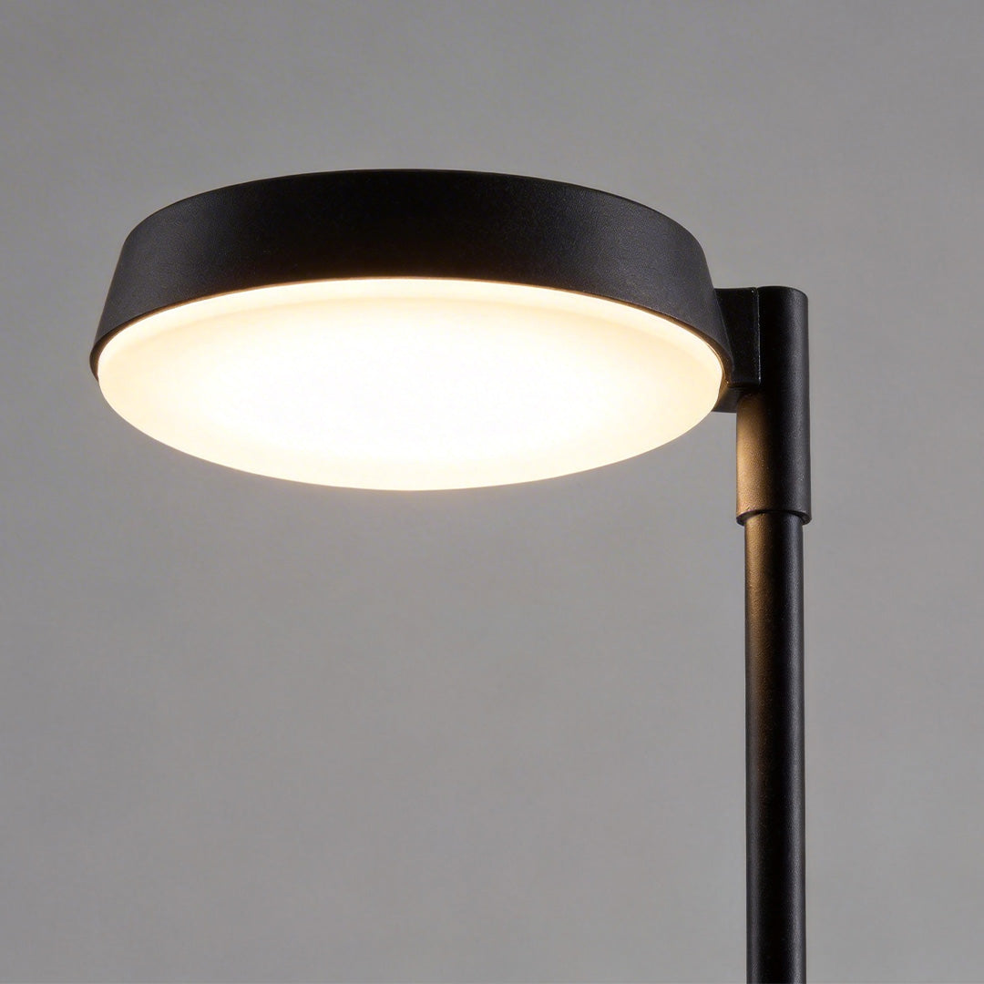 Modern Minimalist Outdoor Floor Lamp – Black Waterproof LED Garden Light