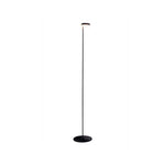 Modern Minimalist Outdoor Floor Lamp – Black Waterproof LED Garden Light
