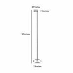 Modern Minimalist Outdoor Floor Lamp – Black Waterproof LED Garden Light