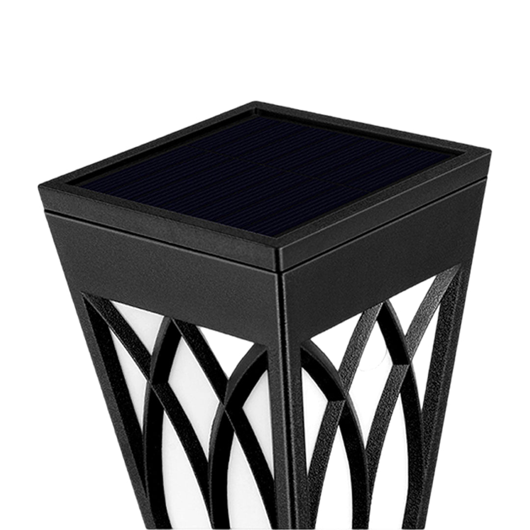 Solar-Powered LED Torch Lawn Light with Flickering Flame Effect