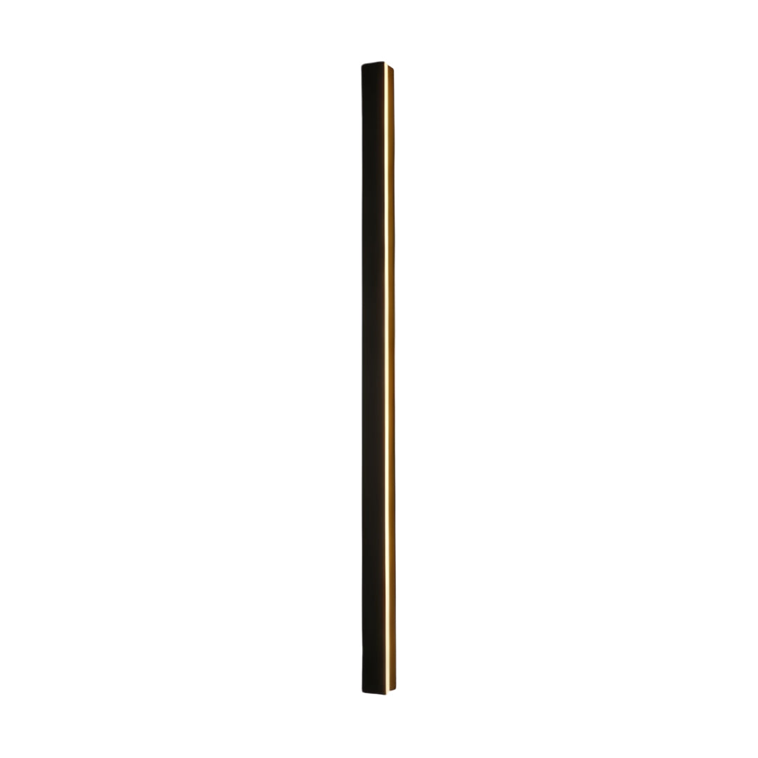 Linear LED Outdoor Wall Light in Matte Black, IP65 Waterproof Architectural Sconce