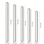 Linear LED Outdoor Wall Light in Matte Black, IP65 Waterproof Architectural Sconce