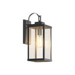 Minimalist Waterproof Outdoor Wall Sconce in Matte Black Aluminum