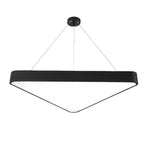 Aurelia Triangular LED Chandelier in Matte Black