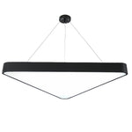 Aurelia Triangular LED Chandelier in Matte Black