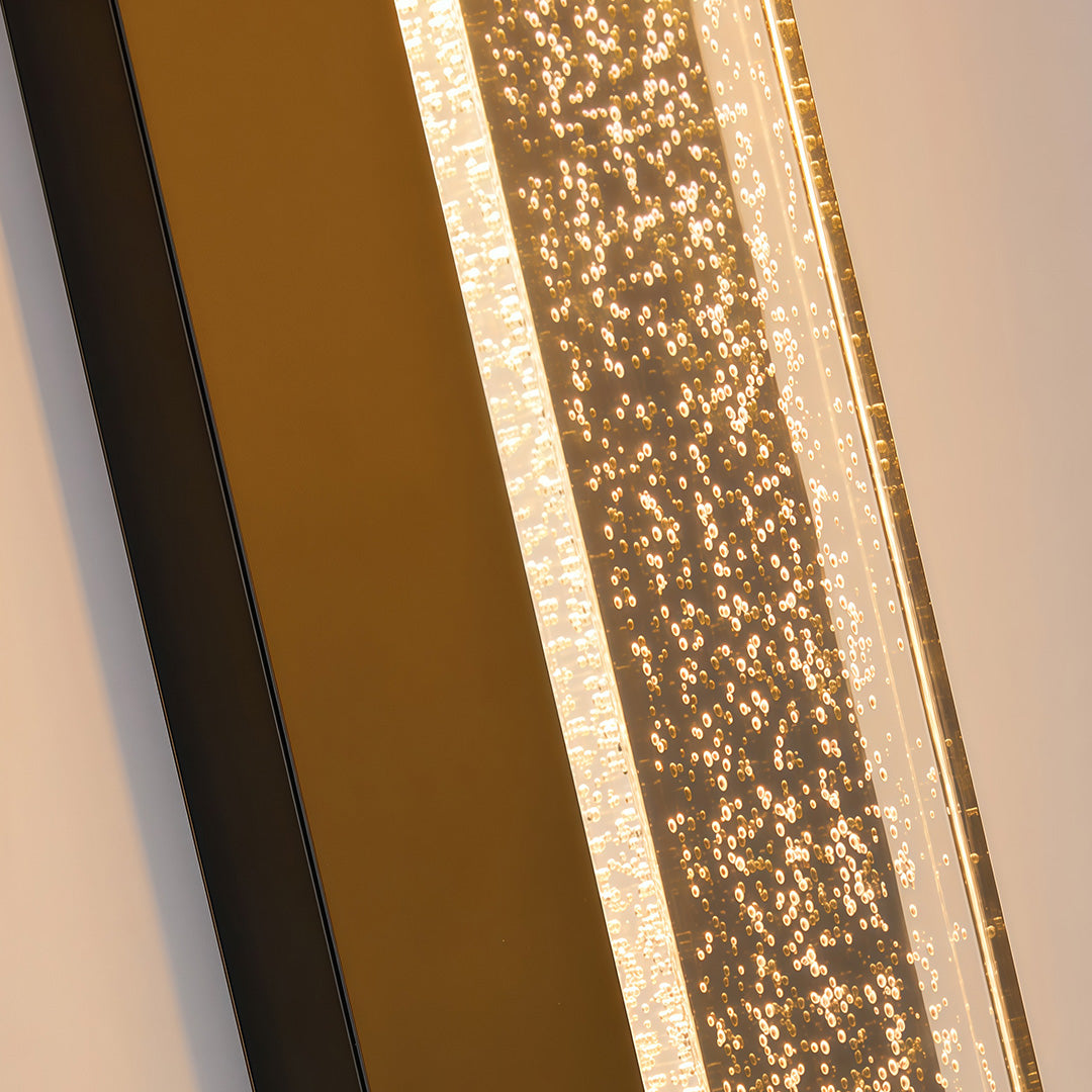 Aria Solar Wall Sconce in Matte Black Stainless Steel