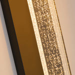 Aria Solar Wall Sconce in Matte Black Stainless Steel