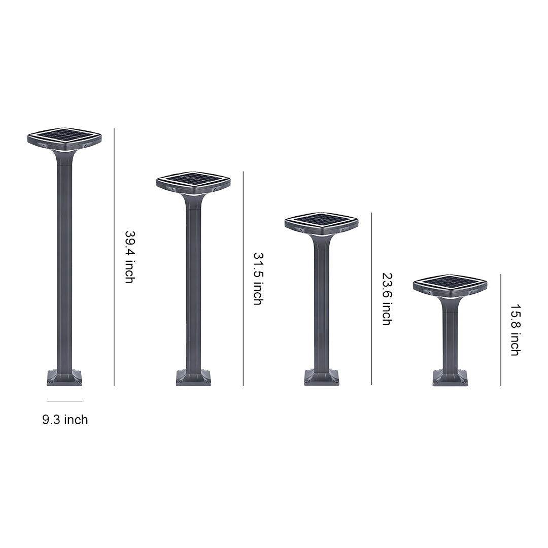 Modern Bollard Light Fixture Outdoor Waterproof LED Garden Path Lamp