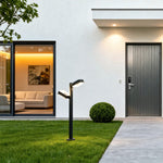 Modern Dual-Head LED Path Light for Garden Walkways