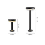 Modern Solar Path Light in Matte Black for Garden Walkways