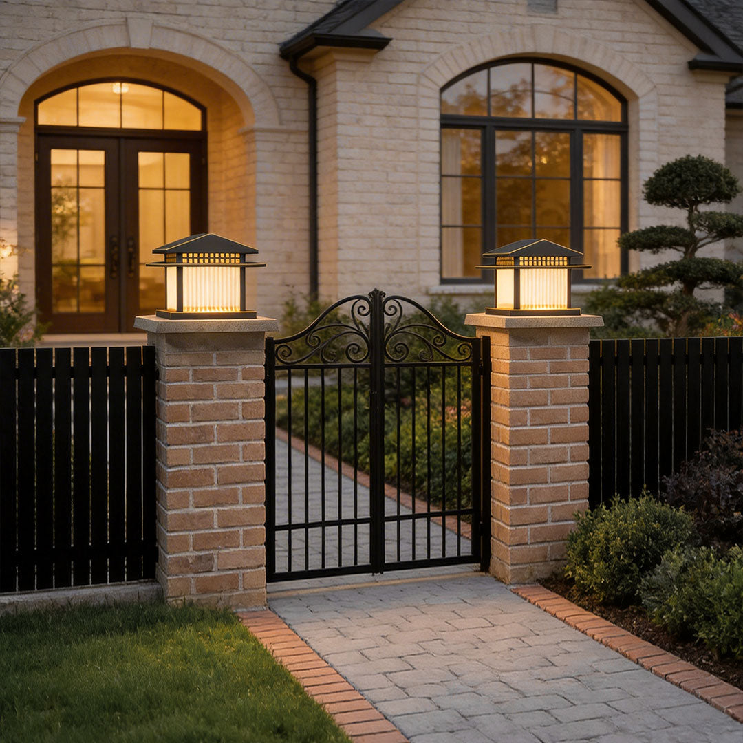 Modern Pillar Post Light for Outdoor Garden and Gate Entry