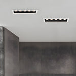 Linear Recessed LED Ceiling Spotlights, Modern Minimalist Architectural Lighting
