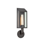 Geometric Outdoor Wall Sconce in Black or Gold, IP65 Waterproof LED