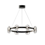 Lumina Ring LED Chandelier — Modern Nordic Glass Pendant Light