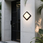 Modern Outdoor Wall Sconce with Integrated LED – Waterproof Architectural Lighting