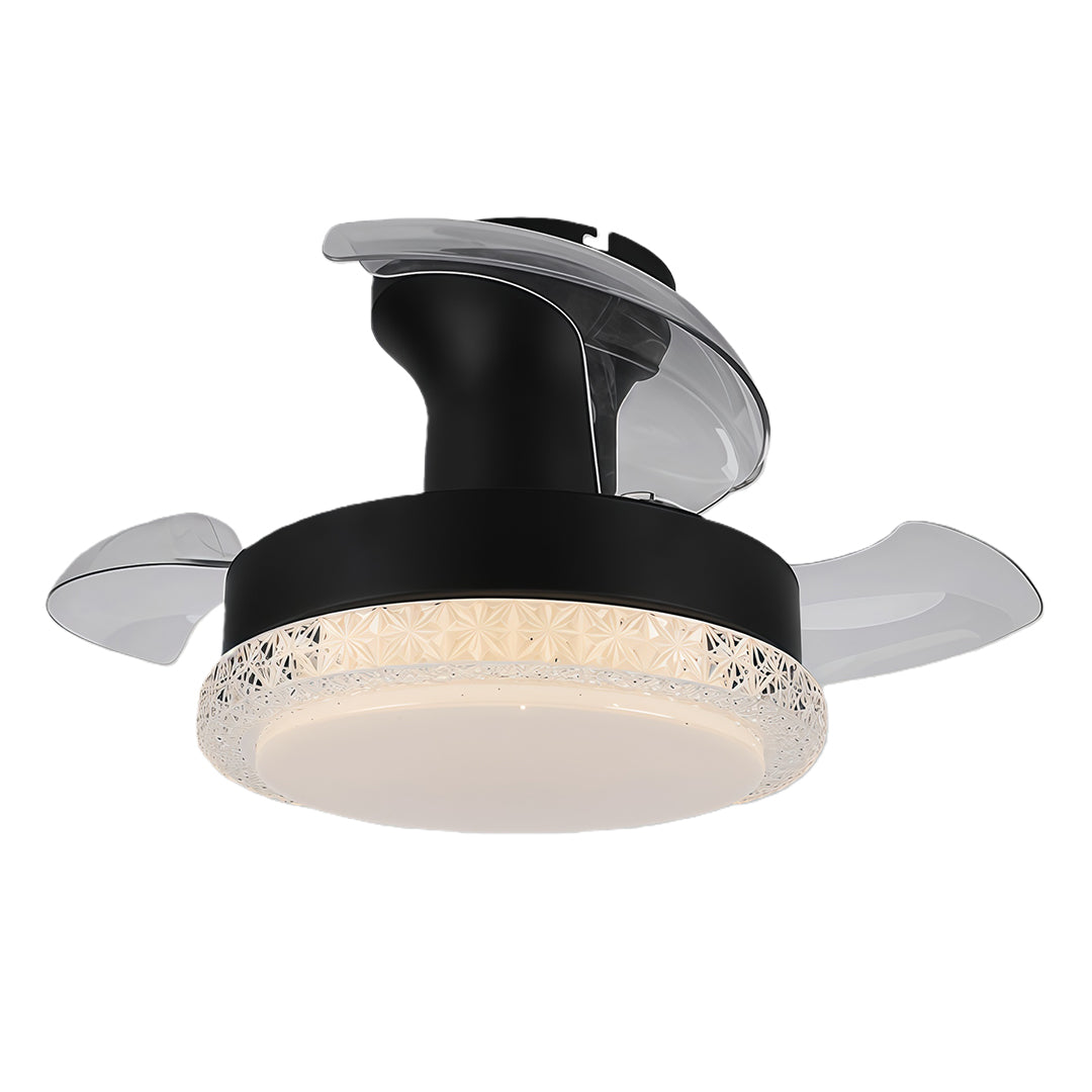 Modern 3-Blade Ceiling Fan with Dimmable LED Light for Contemporary Interiors