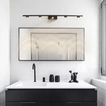 Minimalist LED Vanity Light Bar for Bathroom Mirror – Modern Black Wall Mount