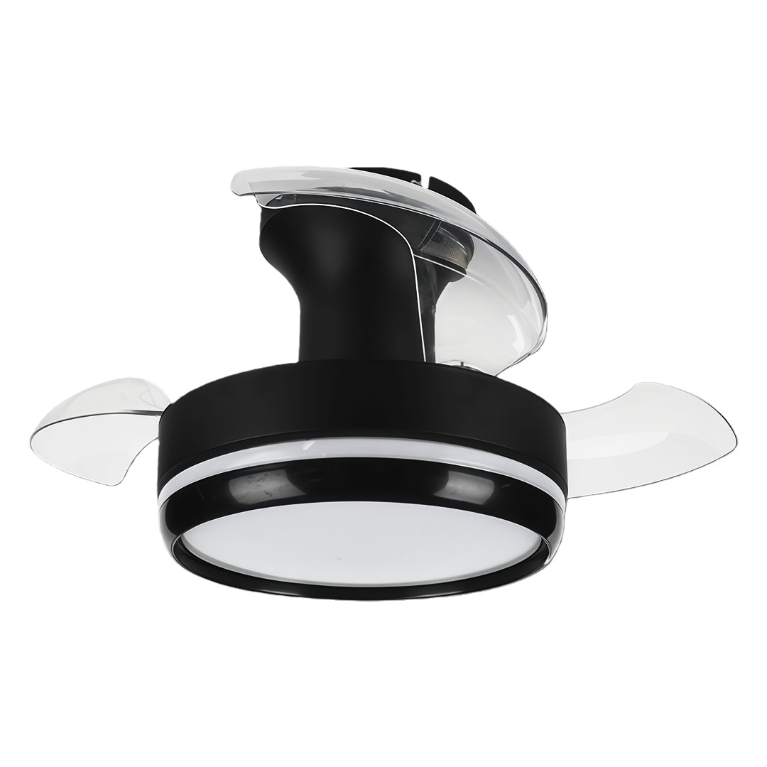 Minimalist LED Ceiling Fan with Remote Control and Dimmable Light