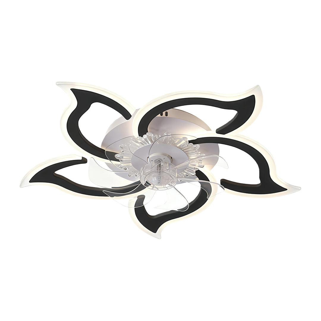 AuraSilent Ceiling Fan Light – Minimalist LED Flush Mount with Whisper-Quiet Motor