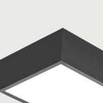 Linear LED Chandelier Modern Minimalist Black Aluminum Pendant Light