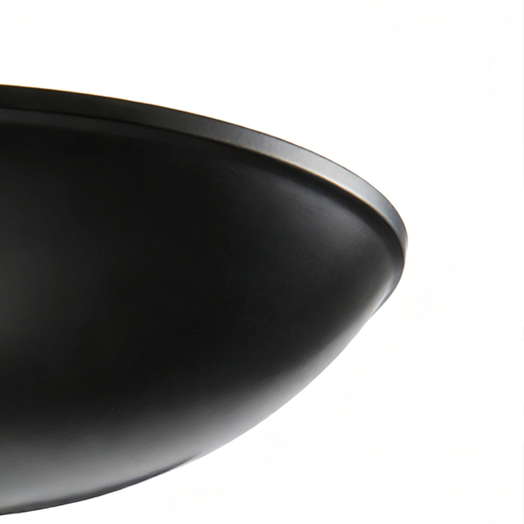 Noir et Or Chandelier – Contemporary French Vintage Six-Light Pendant