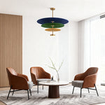Acoustic Felt 3-Tier Chandelier with LED Lighting
