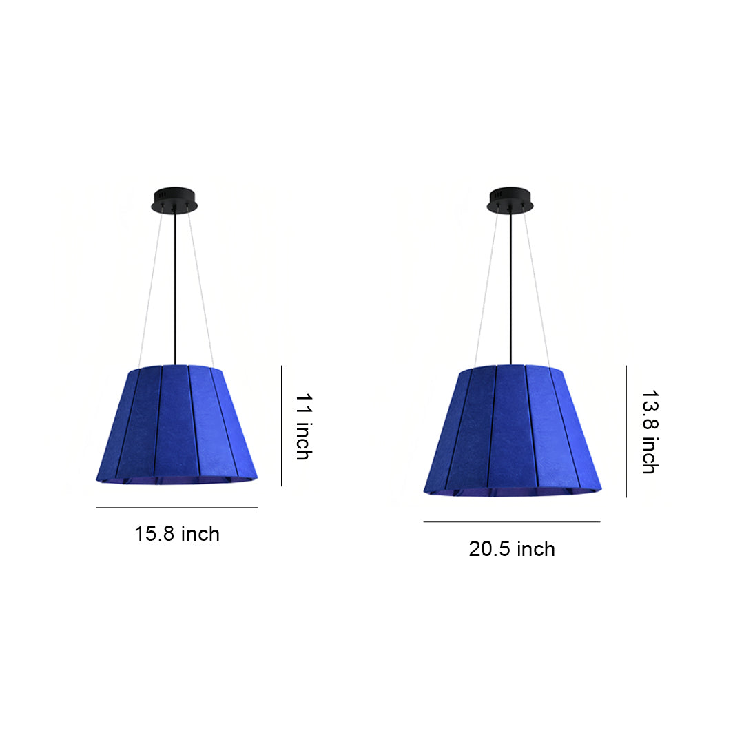 Acoustic PET Felt Pendant Light with Iron Frame, Modern Minimalist Ceiling Lamp