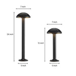 Modern Mushroom Landscape Lights Waterproof Aluminum Outdoor Garden Lighting