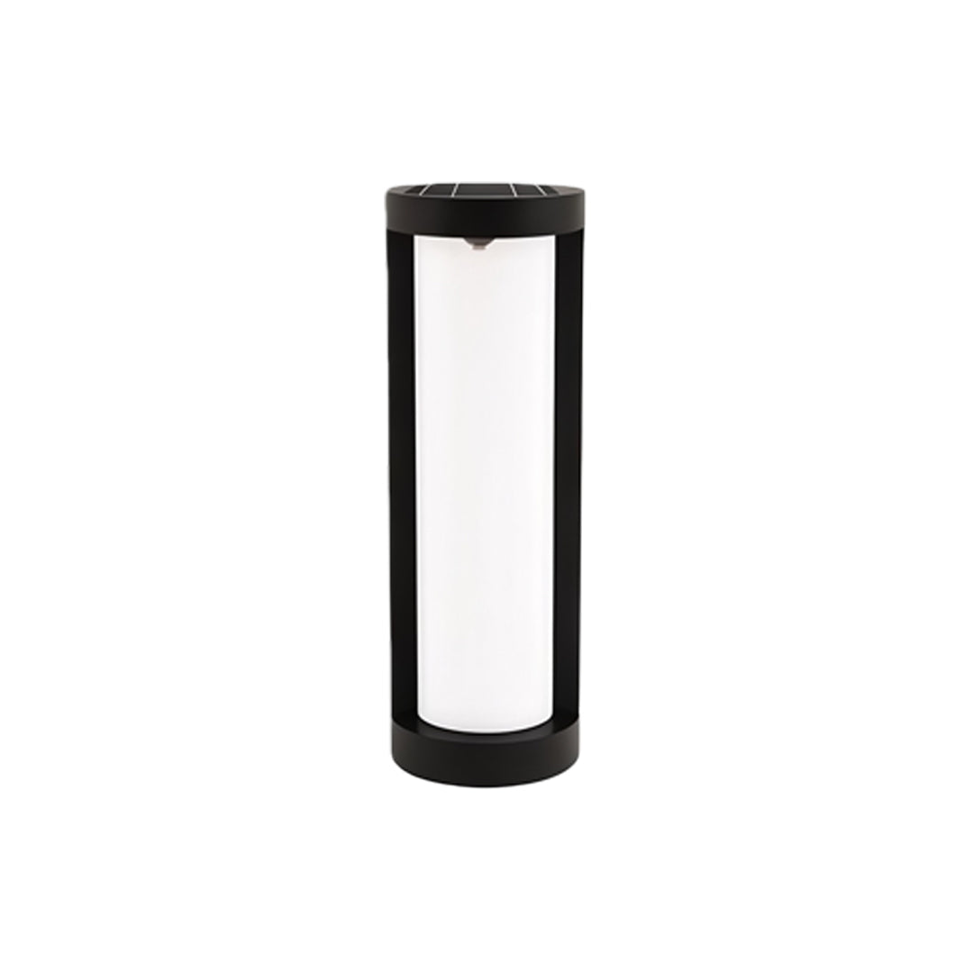 Modern Black LED Bollard Landscape Light for Pathways & Gardens