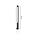Modern Square Bollard Landscape Light – IP65 Outdoor LED Path Lighting