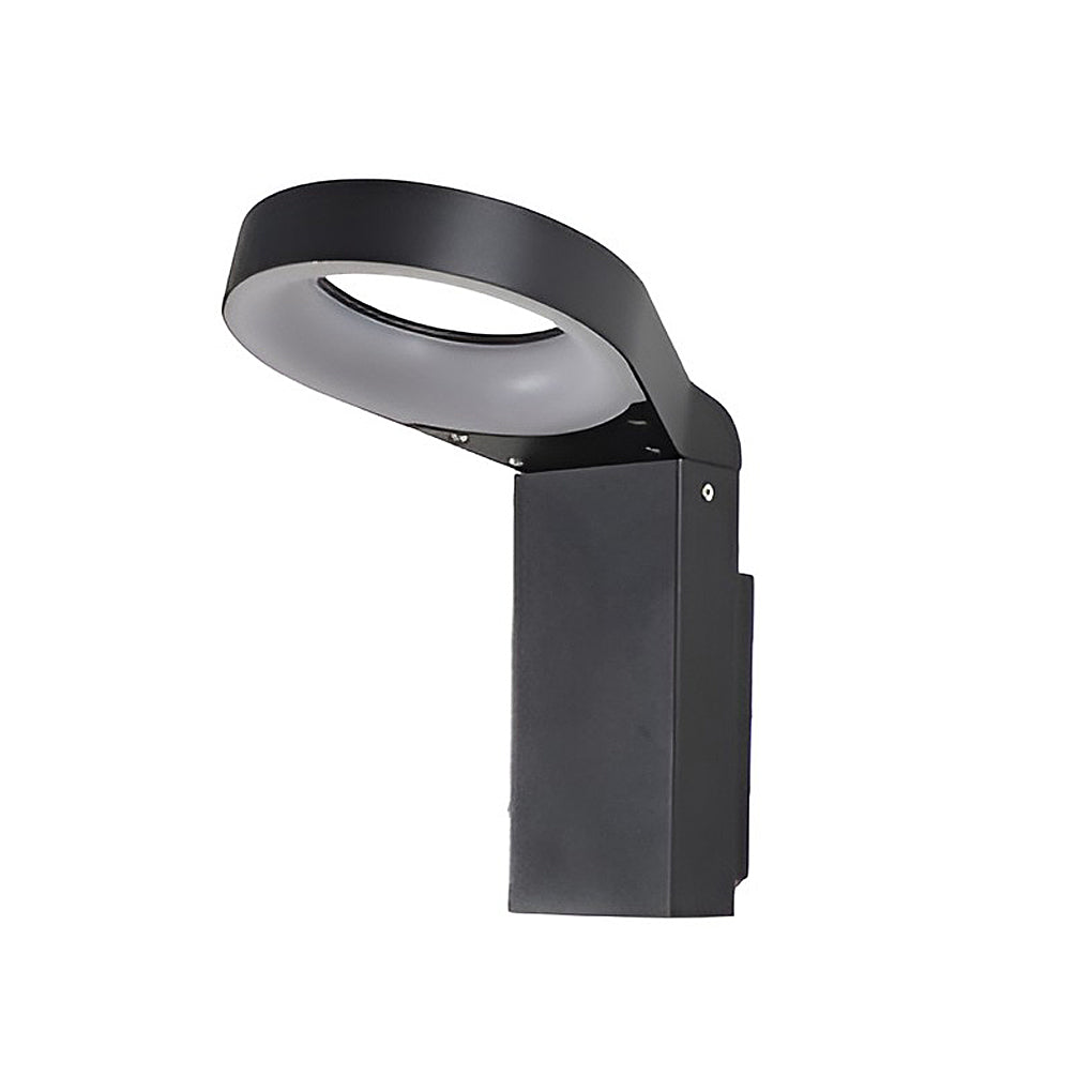 Lumina Bollard Landscape Light with LED Ring – Modern Outdoor Path Lighting