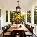 Outdoor Pendant Light with Adjustable Chain – IP44 Weatherproof Lantern