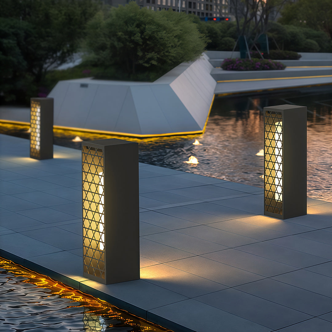 Modern Bollard Landscape Light | Stainless Steel LED Path Lamp