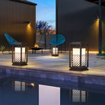 Modern Bollard Landscape Lights Waterproof LED Pathway Lamps