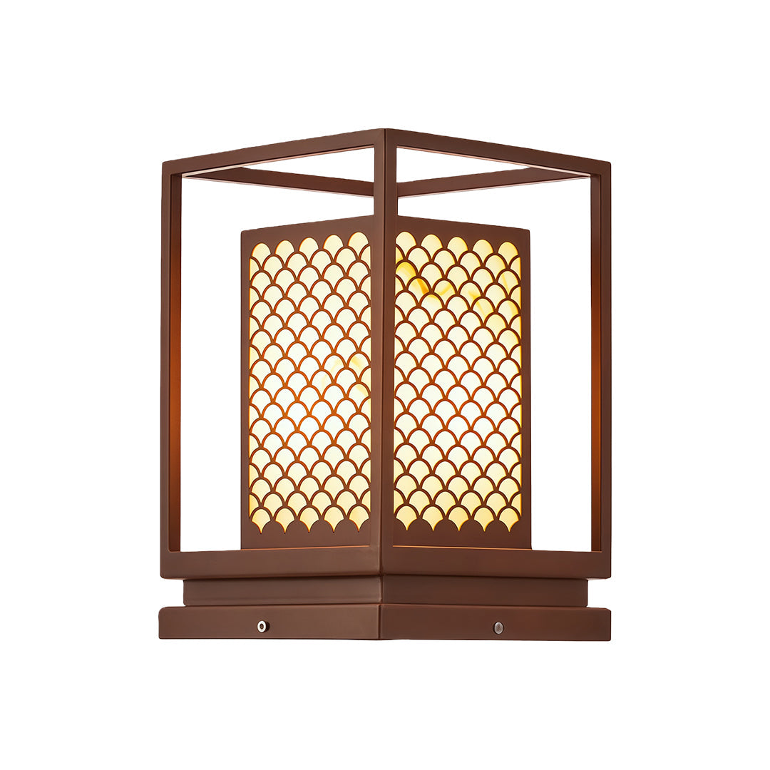 Marble LED Bollard Light for Courtyards, Walkways, and Gardens