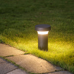 Modern Black Bollard Light for Pathways & Gardens