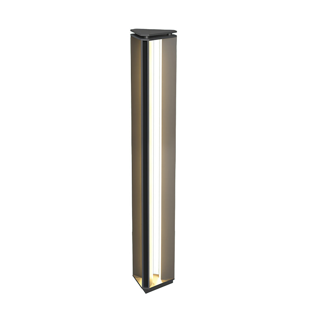 Minimalist Stainless Steel Bollard Light for Modern Outdoor Spaces