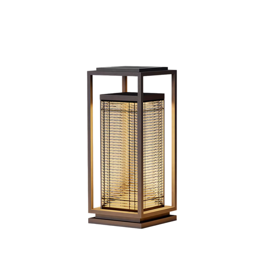 Modern Bollard Pathway Light | Black Aluminum Outdoor Landscape Lighting