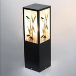 Modern Square LED Bollard Pathway Lights – Sculptural Outdoor Landscape Lighting